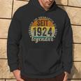 Lustiger 100 Geburtstag -Intage 1924 Geburtstag 100 Jahre Kapuzenpullover Lebensstil