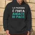 Magliette Uomo Manica Corta Divertenti La Pazienza È Finita Felpa con cappuccio Estilo de vida