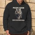 Maine Coon Service Personnel Cat Lovers Cat Kapuzenpullover Lebensstil