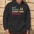 Mangiare Sonno Lindy Hop Swing Dance Felpa con cappuccio Estilo de vida