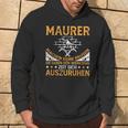 Maurer Masonermeister Bricklayer's Kapuzenpullover Lebensstil