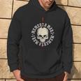 Memento Mori Lettering Skull Kapuzenpullover Lebensstil