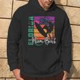 Miami Beach Florida Retro Surfingacation Souvenir Felpa con cappuccio Estilo de vida