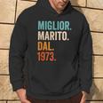 Miglior Marito Dal 1973 Anni 51 Anniversario Matrimonio Felpa con cappuccio Estilo de vida
