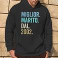Miglior Marito Dal 2002 Anni 22 Anniversario Matrimonio Felpa con cappuccio Estilo de vida