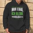 Mir Egal Ich Bleibe Mönchengladbach Fan Football Fan Kapuzenpullover Lebensstil