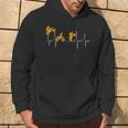 Moto Motociclista Motocross Enduro Battito Cardiaco Felpa con cappuccio Estilo de vida