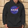 Nasa Full Blue Logo Felpa con cappuccio Estilo de vida