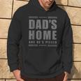 New Dad's Home And He's Pissed Trump Dark Maga Dad's Home Hoodie Lifestyle