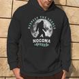 Nocona Texas Bigfoot Night Walk Retro Moon Felpa con cappuccio Estilo de vida