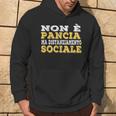 Non È Pancia Ma Distanziamento Sociale Uomo Donna Felpa con cappuccio Estilo de vida
