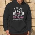 Non Ho 42 Anni Ne Ho 18 Con 24 Anni Di Esperienza Compleanno Felpa con cappuccio Estilo de vida