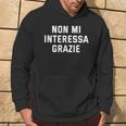 Non Mi Interessa Grazie Scritte Offensive Odio Divertente Felpa con cappuccio Estilo de vida