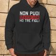 Non Puoi Spaventarmi Ho Tre Figli Madre Padre Figlia Figlio Felpa con cappuccio Estilo de vida
