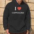 Nourriture Cappuccino Humour I Love Cappuccino Felpa con cappuccio Estilo de vida
