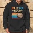 Nunca Olvides A Plutón Estilo Retro Espacio Divertido Sudadera Estilo de vida