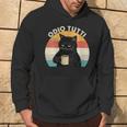 Odio Tutti Gatto Caffè Divertente Regalo I Hate People Con Collo A Felpa con cappuccio Estilo de vida