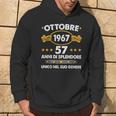 Ottobre 1967 57 Anni Compleanno Uomo Donna 1967 Felpa con cappuccio Estilo de vida