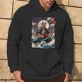 Pastore Tedesco Samurai Giapponese Retrò Ukiyo-E Cane Guerriero Felpa con cappuccio Estilo de vida