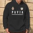Pavia Maglia SportCalcio Bandiera Calcio Felpa con cappuccio Estilo de vida