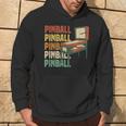 Pinball Machine Retro 80'S Arcade Game Player Felpa con cappuccio Estilo de vida
