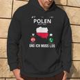 Polen Calls And I Must Go Poland Flag Kapuzenpullover Lebensstil