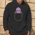 Polpo Nella Tasca Del Seno Regalo Octopus Pocket Felpa con cappuccio Estilo de vida