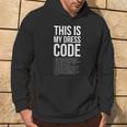 Questo È Il Mio Regalo Di Codice Nerd Del Computer Felpa con cappuccio Estilo de vida