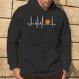 Regali Per L'allenatore Di Basket Basketball Heartbeat Felpa con cappuccio Estilo de vida
