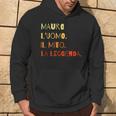 Regalo Simpatico Uomo Scritte Divertenti Mauro Il Mito Felpa con cappuccio Estilo de vida