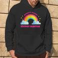 Regenbogen Retro World's Netteste Energie Auditor Kapuzenpullover Lebensstil