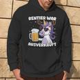 Reindeer War Ausverkauft Christmas Unicorn Kapuzenpullover Lebensstil