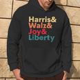 Retro Harris Walz Waltz 2024 Harris Walz Joy Liberty Hoodie Lifestyle