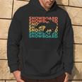 Retrointage Snowboard For Snowboarder Kapuzenpullover Lebensstil