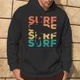 Retrointage Surfing For Surfer And Wave Rider Kapuzenpullover Lebensstil