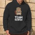 Rodent Team Beaver Team Beaver Love Flannelette Kapuzenpullover Lebensstil