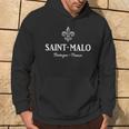 Saint-Malo Bretagne Frankreich Fleur De Lis Kapuzenpullover Lebensstil