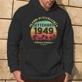 Settembre 1949 75 Anni Compleanno Uomo Donna 1949 Felpa con cappuccio Estilo de vida