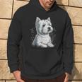 Simpatico Cane Westie Sull'amante Del Terrier Bianco Delle Highland Occidentali Felpa con cappuccio Estilo de vida