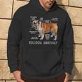 Simpatico Regalo Divertente Per Gli Amanti Dei Cani Con Bulldog Inglese Felpa con cappuccio Estilo de vida