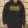 Stack Overflow With You Devops Programmer Java Python Linux Felpa con cappuccio Estilo de vida