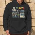Stile Retrò Anni '90 Telefono Cellulareideocamera E Cassetta Felpa con cappuccio Estilo de vida
