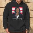 Sto Parlando Kamala Harris Presidenteoto Blue 2024 Meme Felpa con cappuccio Estilo de vida