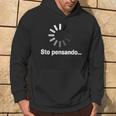 Sto Pensando Frase Buffa Divertenti Umoristiche Spiritose Felpa con cappuccio Estilo de vida