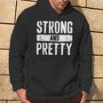 Strong And Pretty Strongman Per Allenamento Da Palestra Felpa con cappuccio Estilo de vida