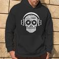 Sugarskull Dj Table Skull Disc Jockey Cuffie Felpa con cappuccio Estilo de vida