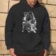 Super Cute Border Collie Cool Portrait On Chest Kapuzenpullover Lebensstil