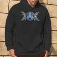 Triple Moon Triquetra Ornament Felpa con cappuccio Estilo de vida