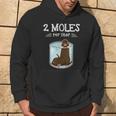 Two Moles Per Litre Science Humour Animal Pun Kapuzenpullover Lebensstil