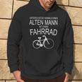 Unterschätze Niemals Einen Alten Mann Mit Fahrrad Kapuzenpullover Lebensstil